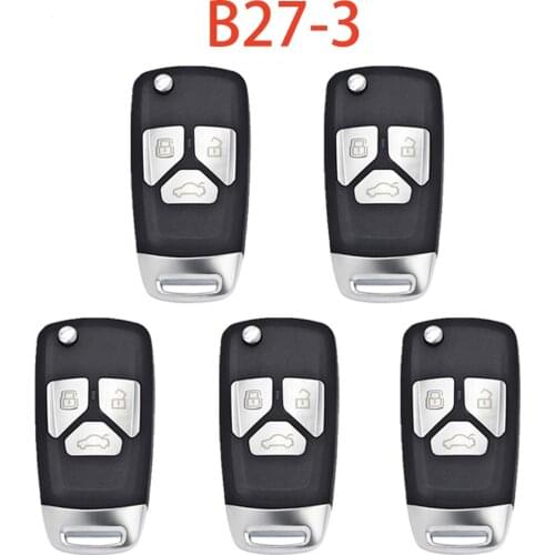 OkeyTech 5pcs KEYDIY B27 For KD900/KD MINI/KD-X2 KD Key Programmer KEYDIY B Series 3 Button Car Key Remote Control B27-3