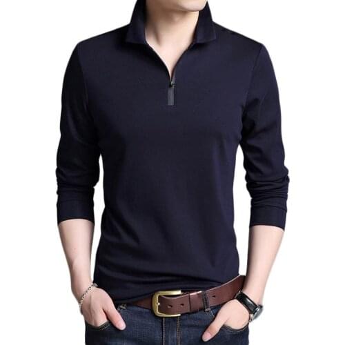 2021 New Fashion Brands Designer Polo Shirt Men Cotton Boys Street Style Long Sleeve Slim Fit Korean Polos Casual Men Clothes