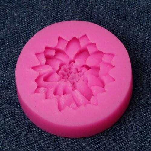 3D Bloom Flower Silicone Cake Mold Flower Fondant Candy Chocolate Moulds Bake Tools