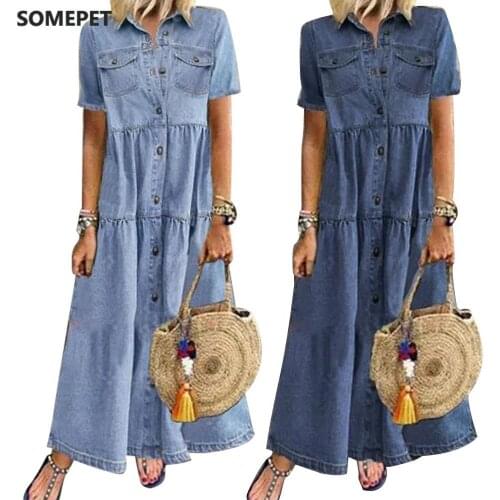 Somepet Fashion Denim Dresses