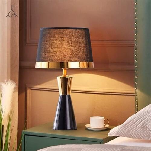 European-style Modern Led Light Luxury Table Lamp Creative Romantic Bedroom Bedside Living Room Study Home Decorative Art Lamps