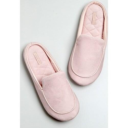 Simple Women Home Slippers Fashion Silent Waterproof Indoor Slipper Ladies Slides Rubber Bottom Non-slip Leisure House Shoes