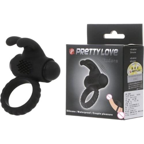 Sex toys for men Male 1PC Vibrating Cock Ring Penis Rings Vibrator Waterproof Rabbit Clitoral Stimulate dropshipping