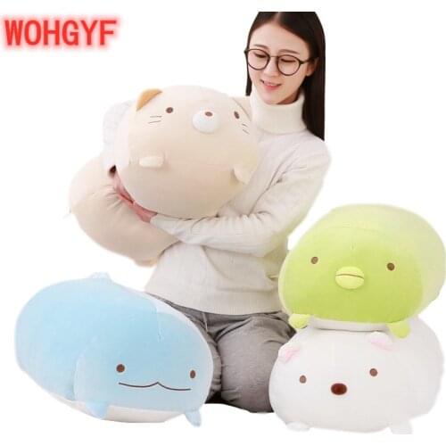 1pc 28cm Cartoon San-X Corner Bio Plush Animals Stuffed Japanese Animation Sumikko Gurashi Plush Toys Birthday Gifts Kids Toys