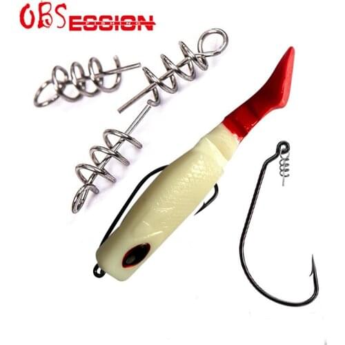 100pcs Spring Twist Lock Pin Crank Hook Fishing Connector Stainless Steel Swivels Snap Soft Bait Fishing Accessories Pesca