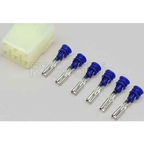 15 Set 6 Pin 2.2MM Light Green Jacket Car Motorcycle Electrical Connector Waterproof Automotive Harness Plug DJ7065F-2.2-21