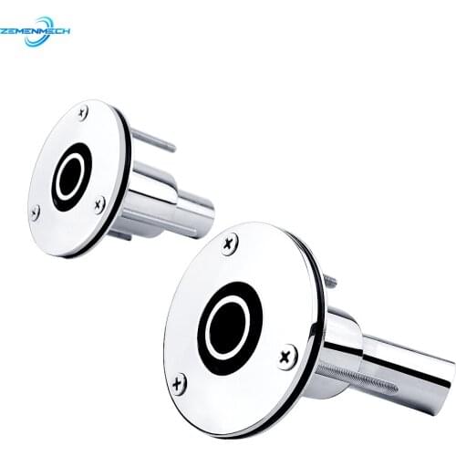 2PCS Marine Hardware 316 Stainless Steel Thru Hull Exhaust Skin Fitting Tube Pipe Socket Hardware Part of Air Diesel Heater