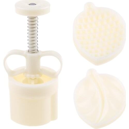 25-50g Mooncake Barrel Mold with Durian Stamp Hand Press Moon Cake Pastry Mould 896A