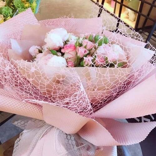 4.5M Jacquard Net Yarn Series Scrapbook Decorate Gauze Florist Materials DIY Flowers Bouquet Gift Box Wrapping Craft Supplies