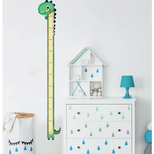 Safe Erasable Height Sticker Can Record Growth Height Paste Kindergarten Cartoon Childrens Room Childrens Wall Giraffe Sticker