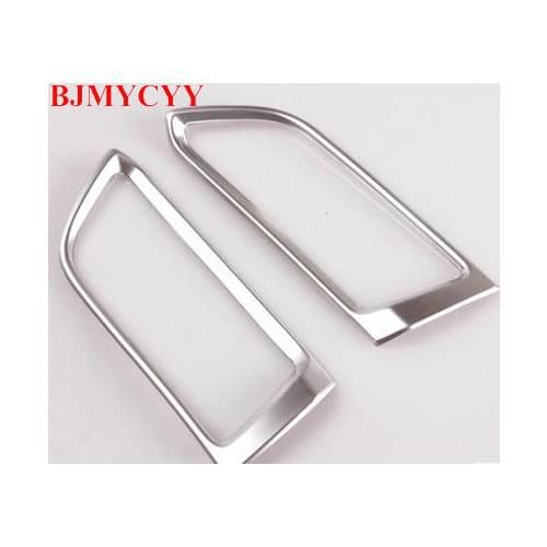 BJMYCYY For Peugeot 308 Hatchback 2014 2015 2016 Second generation T9 SW Rear View 5door Air-conditioning Outlet Cover ABS plat