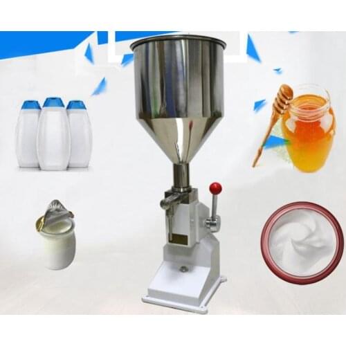 CE A03 Manual Filling Machine for Cream Shampoo Cosmetic Lube Fluid Food