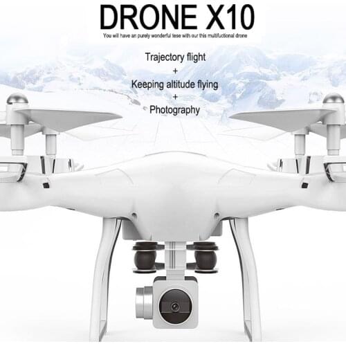 WIFI FPV attitude hold real time RC drone X10 S10 2.4G headless aerial remote control helicopter RC aircraft HD 1080P carema