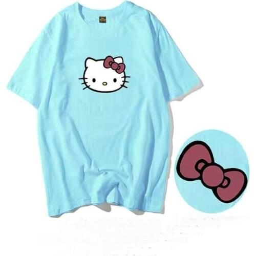 Cartoon Women Oversized T Shirts New Summer Fashion Harajuku Cartoon Tops Tshirt Printing Graphic White T-shirt Female Clothes