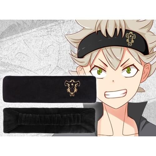 Black Clover Emperor Logo Headwear Asta Yuno Noell Silva Cosplay Headband