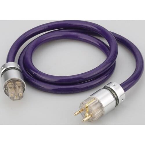 Audiocrast P102 6N OCC AC power cable Pure Copper European standard Power Connector EU Schuko Power Cord HIFI