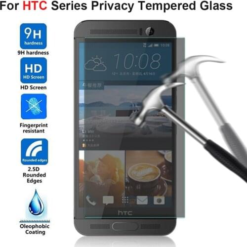 Privacy Tempered Glass For HTC M8 M9 616 626 820 828 U11 U12 PLUS Anti Glare Screen Protector U11 Eyes Anti Spy Protective film