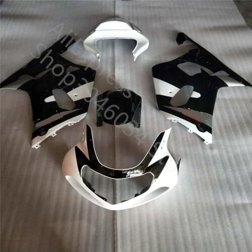 Hot sales Fairing kit for SUZUKI 2001-2003 GSXR600 GSXR750 K1 K2 black white motorcycle fairing GSXR 600 750 01-03