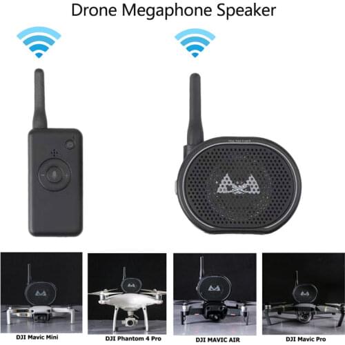 Drone Speaker Megaphone for DJI Mavic Mini drone With A Loudspeaker 1200m Control Distance compatible with DJI drone