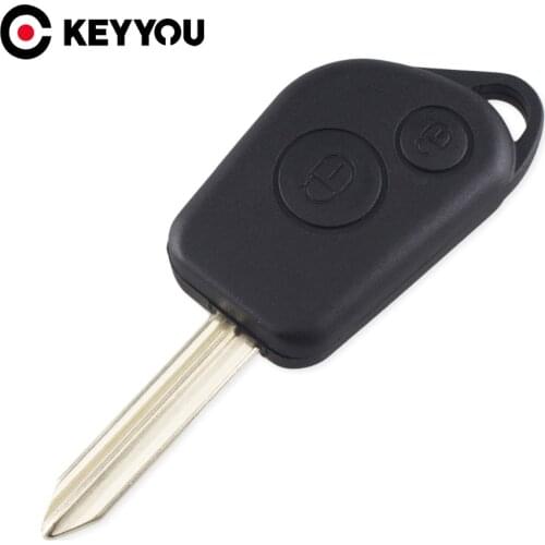KEYYOU New Replacement Entry Key Remote Fob Shell Case Uncut Blade For Citroen Elysee Saxo Xsara Picasso Berlingo Key Case