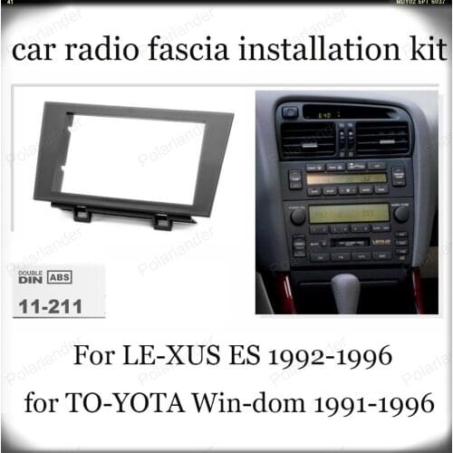 CD modified surface box car audio conversion panel for LE-XUS ES 1992-1996 for TO-YOTA Win-dom CV10 1991-1996 2-DIN