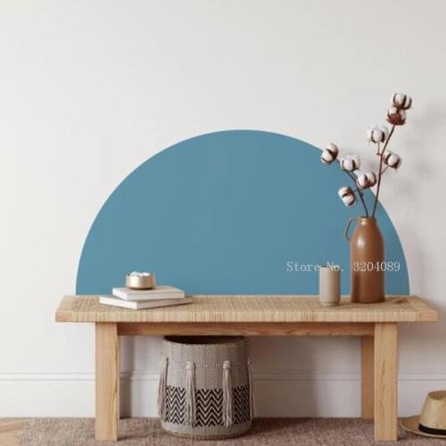 Half Circle Wall Sticker Arch Vinyl Murals Exquisite Life Home Decoration Nordic Style Geometric Removable Declas YT6283