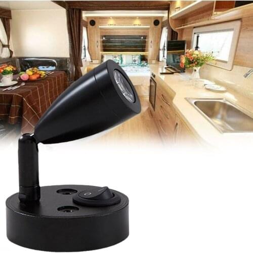 LED Wall Light Smart Dimmable Reading Light LED Spot Wall Light With USB Charging Interface For Motorhomes, Boats, Yachts