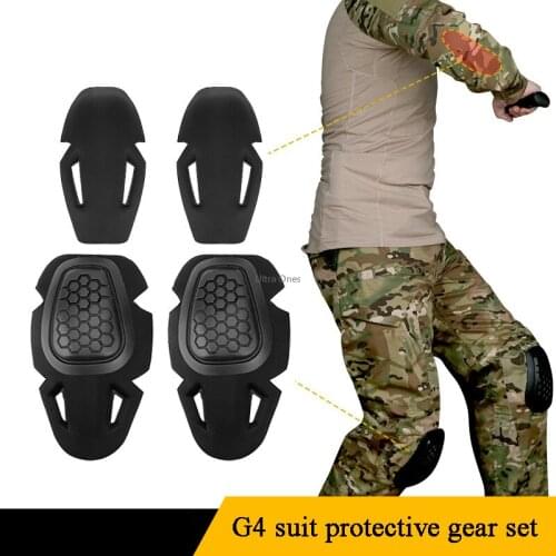 Tactical Army Knee Pads for Shooting Cs Airsoft Uniform Knee Protector Safety Hunting Accessories Combat Elbow & Knees Pads