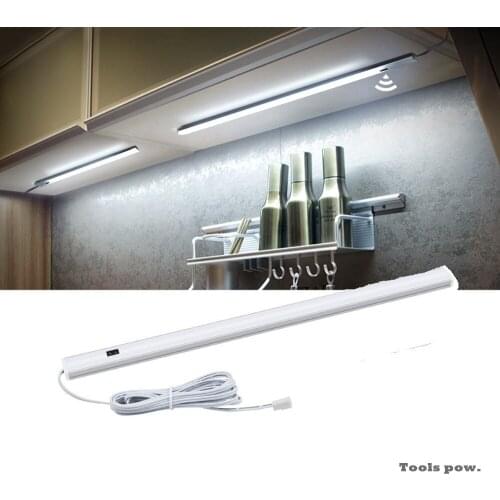 Hand Sweep Smart Switch LED Cabinet Lights Hand Motion Sensor Strip 20CM/30CM/40CM/50CM Kitchen Bedroom Decoration Night Lamp