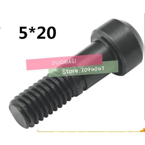 Free Delivery 10pcs Clamp Screw M5*20mm CNC lathe Tools Spare Screw Double screw