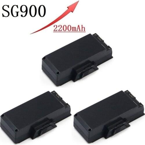 Upgrade Battery For SG900 F196 X196 X192 3.7V 2200mAh Lipo Battery for RC Drone Helicopter Quadcopter Spare Parts XL-196 3pcs