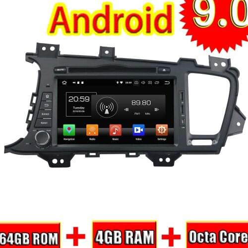 Topnavi Android 9.0 Car DVD Media Center CD Player For Kia K5/OPTIMA 2011 2012 2013 Audio Radio Stereo Double DIN GPS Navigation