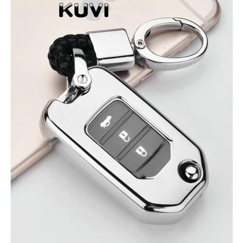 TPU key case cover Key case protective shell For Honda Civic CR-V HR-V Accord Jade Crider Odyssey 2015- 2018 Remote Protector