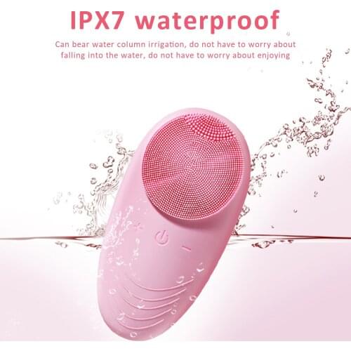 Electric Face Cleansing Brush Deep Cleaning Pore Cleaner Facial Skin Cleansing Skin Scrubber Massage Vibration Waterproof Tool
