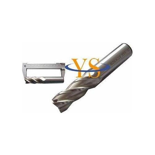 2pcs 4 Flute 20MM X 20MM Shank HSS End Milling Cutter CNC Milling Lathe