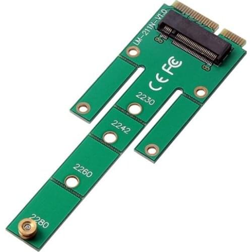 6Gbps NGFF M.2 B Key SSD To MSATA Mini PCI-E Adapter Card MSATA To M.2 NGFF Adapters Convert Card For NGFF 2230-2280mm SSD