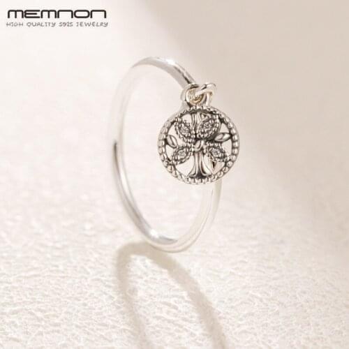 Mothers Day Silver ring 925 Sterling Silver Trees of Life rings for Women Sterling-Silver-Jewelry Wedding bands ring Jewelry
