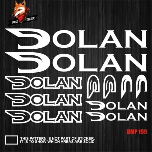 Road Bike Mountain Bike Bicycle Frame Stickers MTB Track Bike TT Bike Cycle Decal Reflective Stickers for DOLAN Stickers