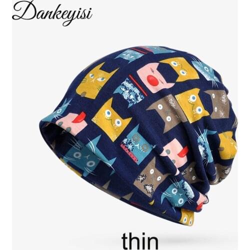 DANKEYISI New Skullies Beanies Women Men Cute Cat Hat Knitted Cap Unisex Beanies Hat Hip Hop Knitted Beanie Girls Warm Hat 2018