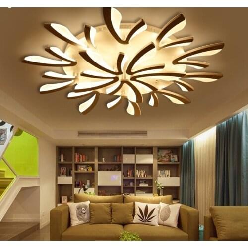 New HOT Modern LED Ceiling Light For Living Room Bedroom Dining Study Room White Black