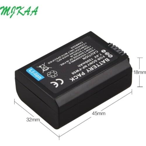 NP-FW50 7.4V NPFW50 NP FW50 Replacement battery For Sony Alpha 7 a7 7R a7R 7S a7S a3000 a5000 a6000 NEX-5N 5C A55