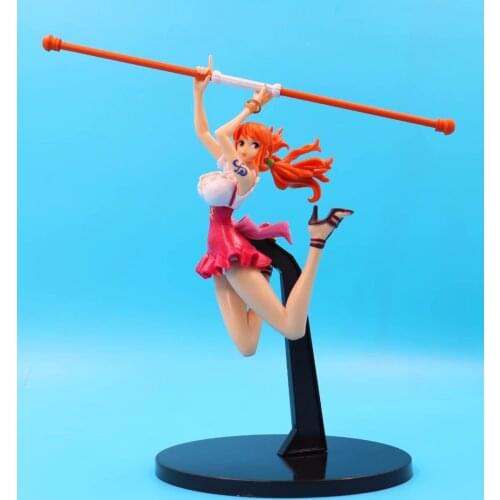 Anime Sexy Figure One Piece BWFC Champion World Figure Colosseum Nami PVC Action Figure Collectible Model Toys Doll 25cm