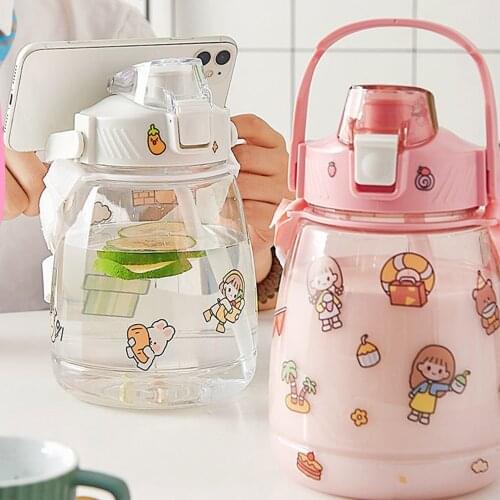 1300ml Outdoor Fitness Sports Bottle Kettle Large Capacity Portable Climbing Bicycle Water Bottles BPA Free Gym Space Cups