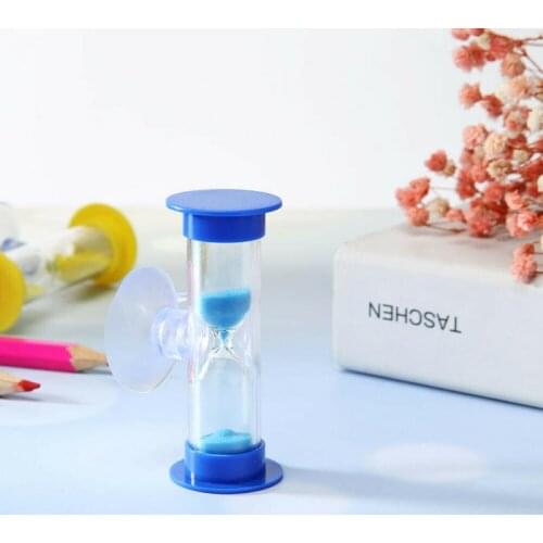 2/3-minute Hourglass Timer Is Suitable For Kitchen Cooking, Childrens Teeth Brushing And Bathing Timerl With Suction Cup 6Color