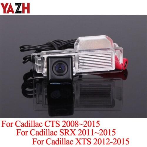 YAZH HD 170 Degree Rear View Camera For Cadillac CTS SRX XTS 2008~2015 CCD Auto Camera Waterproof Night Vision Video Camera