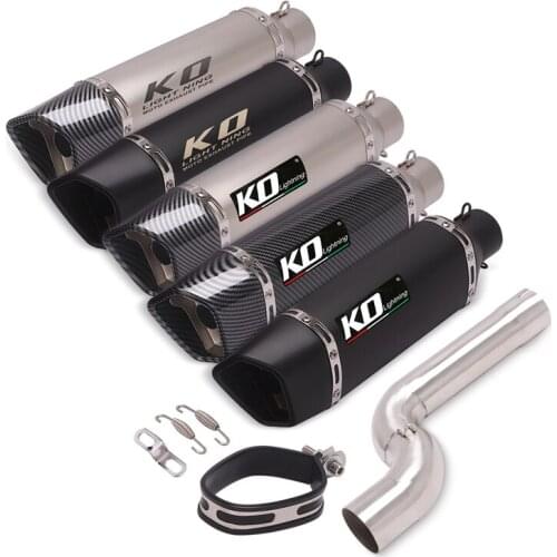 Slip On Motorcycle Exhaust Middle Link Tube And 51mm Tail Pipe Stainless Steel Exhaust System For BMW F900R XR 2020-2021