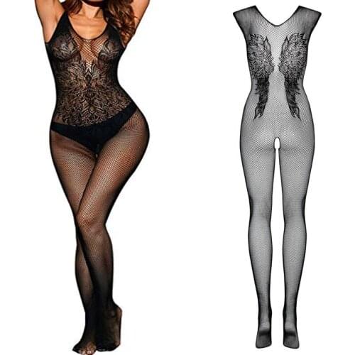 Porno Sexy Lingerie Plus Size Women Crotchless Sexy Underwear Sleepwear Sexy Costume Lenceria Erotica Mujer Sexi Nuisette QQ367