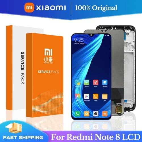 10-Touch AAA Quality Display with frame For Xiaomi Redmi Note 8 LCD Display Screen For Redmi Note8 LCD Display Screen 6.3 inch