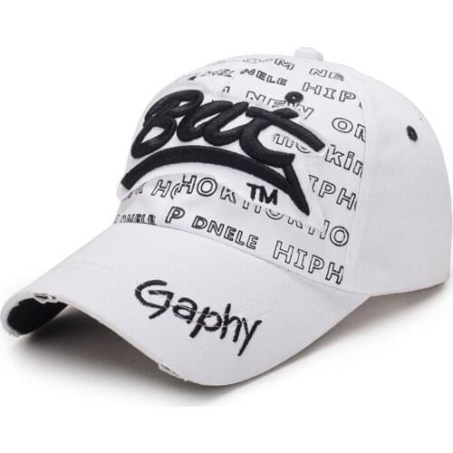 01Free shipping mens three-dimensional embroidery patch visor ladies outdoor sun hat Spring and autumn new hole baseball cap