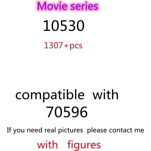 1307pcs 10530 Building Block Toy Movie Series 70596 Assembled Building Block Childrens Toy Gifts